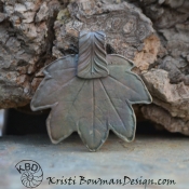 Maple Leaf Focal in White Copper (1 piece)