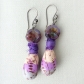 Polymer Clay and Czech Earrings